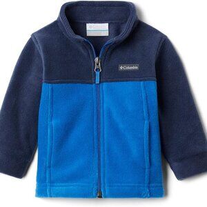 🆕Columbia Women's Boy's Steens MT II Fleece-Youth S-Bright Indigo/Collegiate N